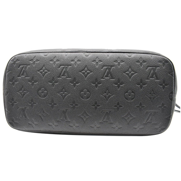 LOUIS VUITTON Neverfull MM Monogram Empreinte Tote Bag Black