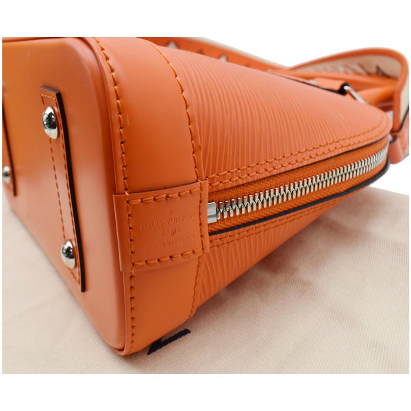 Louis Vuitton Orange Minnesota EPI Leather Alma Bb w/ Jacquard Strap