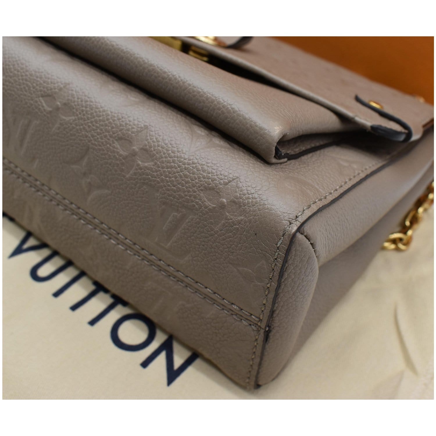Louis Vuitton Turtledove Monogram Empreinte CarryAll MM