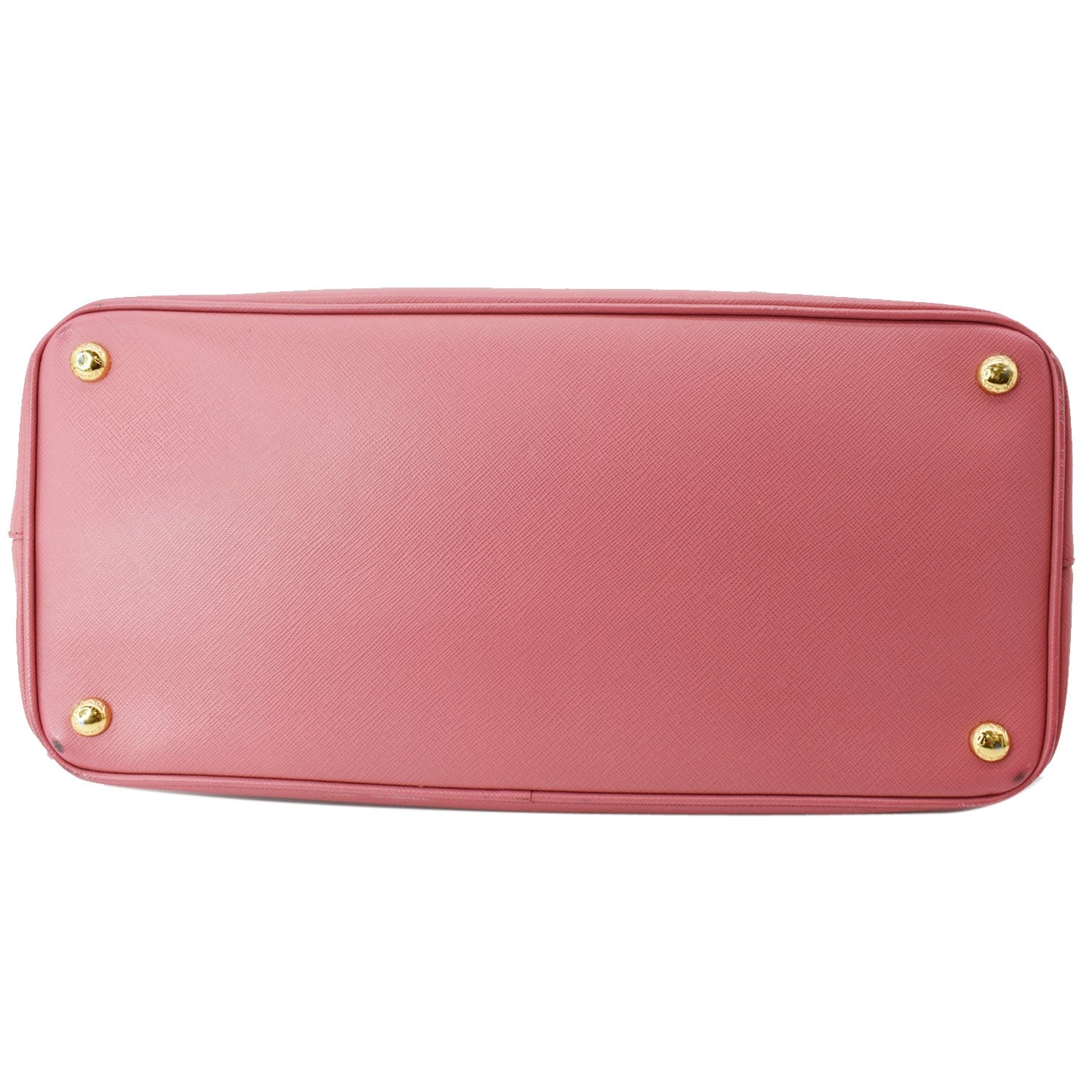 Prada Large Saffiano Lux Galleria Double Zip Tote - Pink Handle Bags,  Handbags - PRA852714
