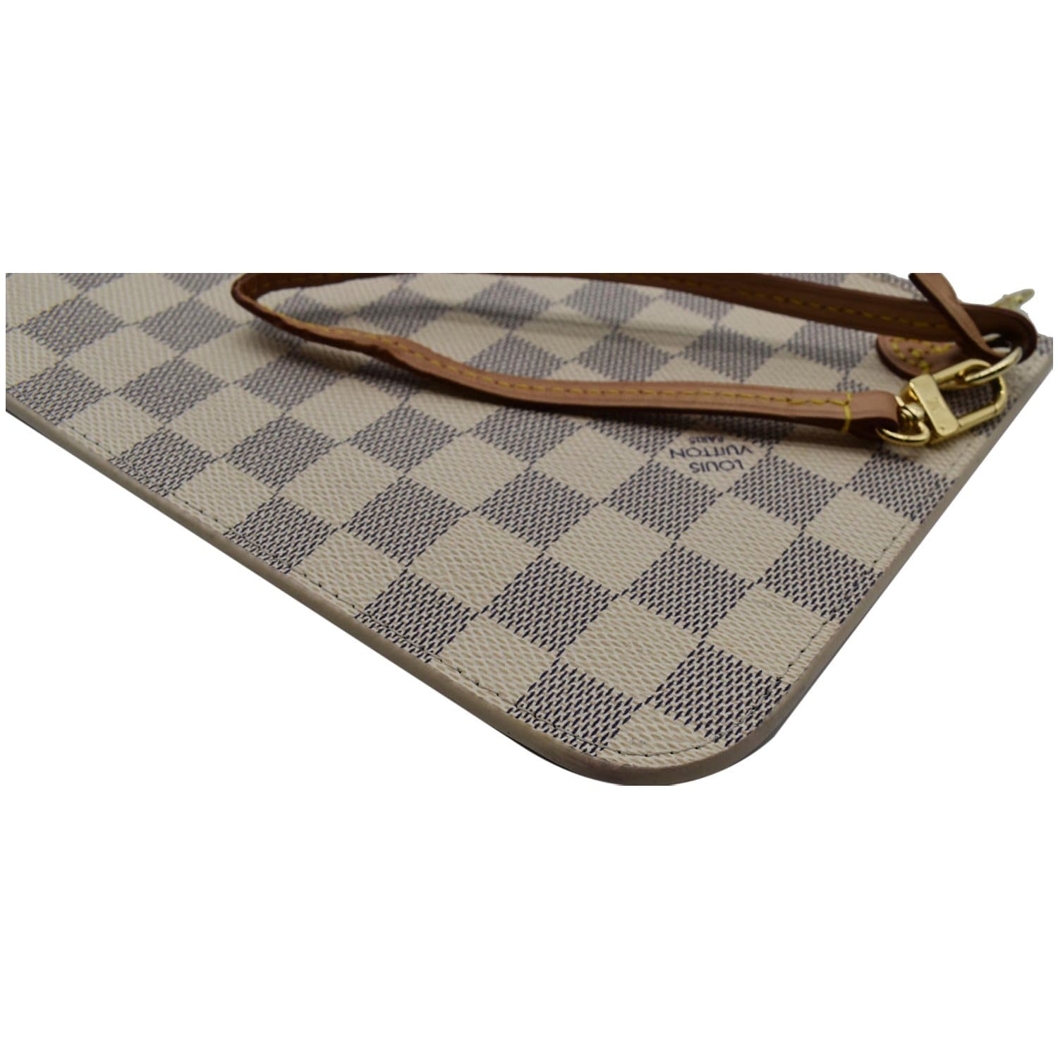 Louis Vuitton, Bags, Lv White Checkered Pochette