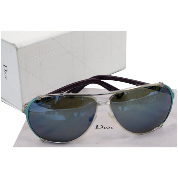 CHRISTIAN DIOR Chicago 2 Aviator Sunglasses Blue