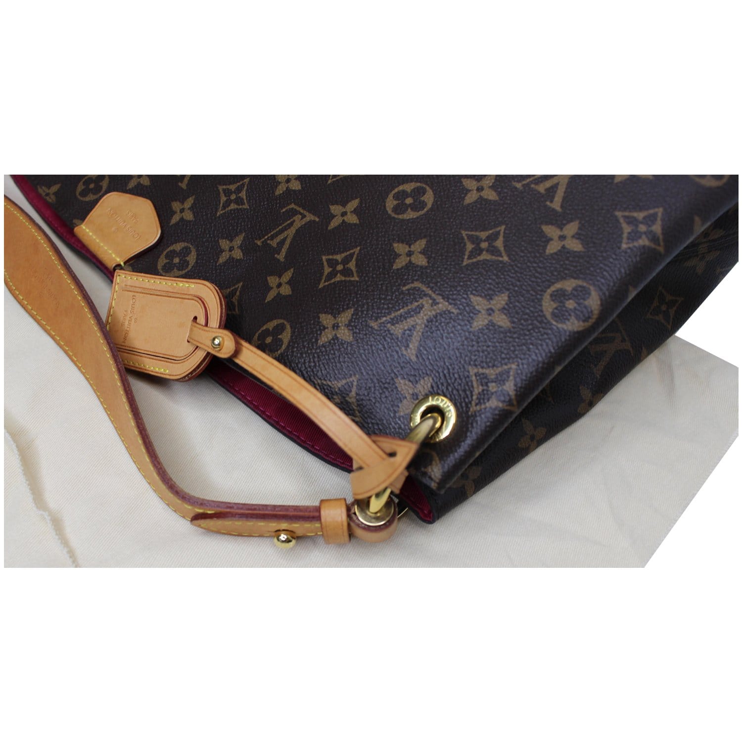 Graceful leather handbag Louis Vuitton Brown in Leather - 34206981