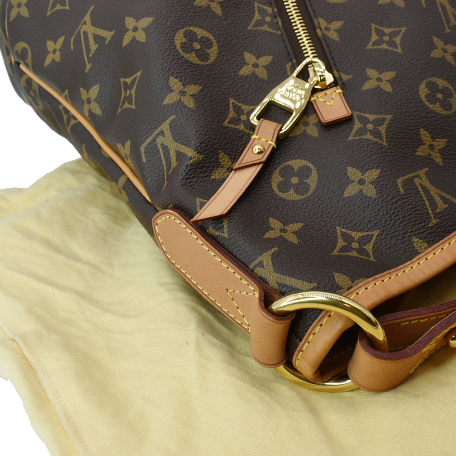 vintage Louis Vuitton monogram shoulder bag, TopShop brown plaid blanket  scarf, oversized beige sweater with flare jeans - Meagan's Moda