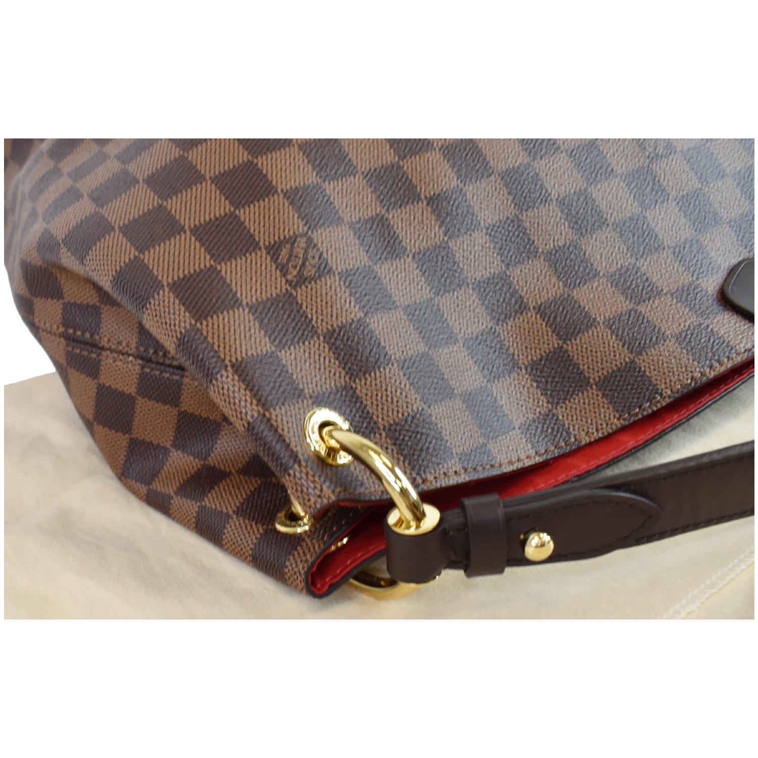 Louis Vuitton Damier Ebene Graceful MM - Brown Hobos, Handbags