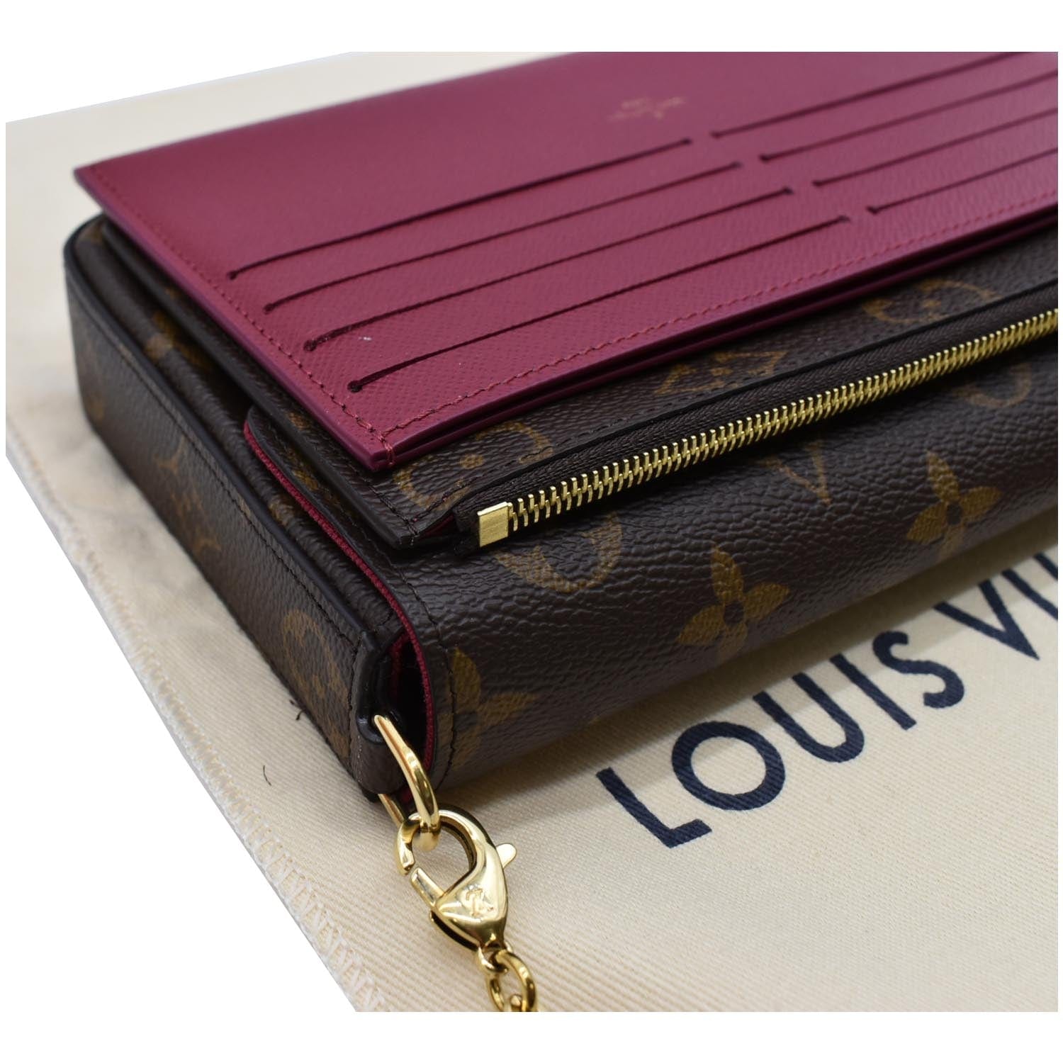 Louis Vuitton LV Felicie Monogram canvas Brown Leather ref.441401