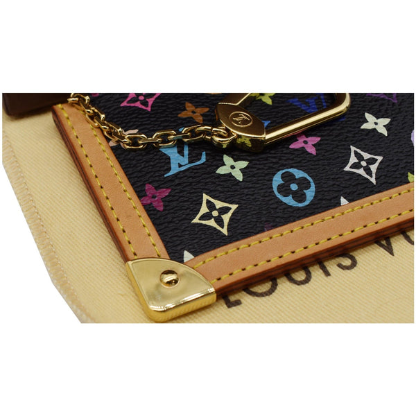 Louis Vuitton Pochette Key Cles Coin Case Multicolor