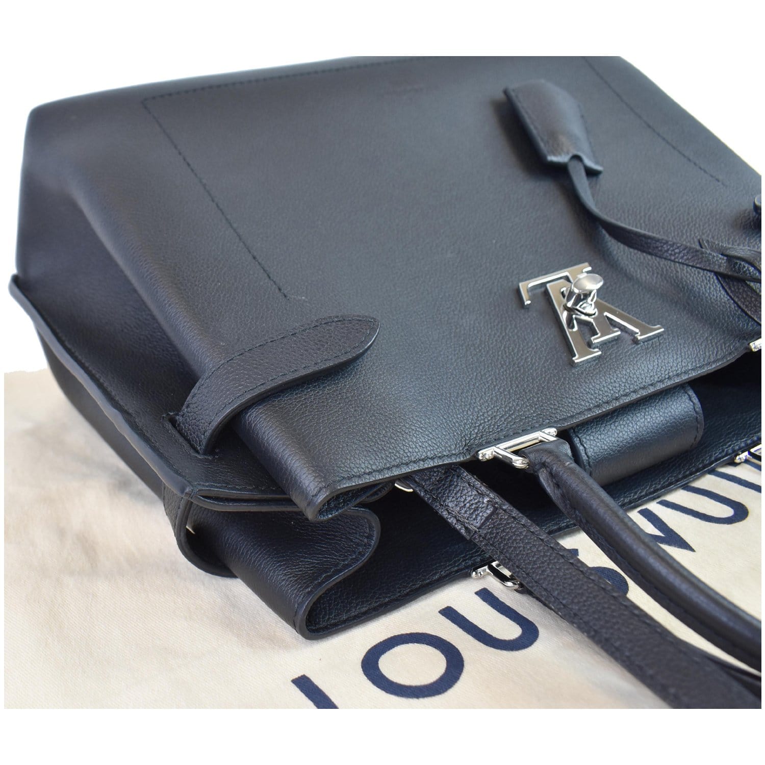 Louis Vuitton Cream & Burgundy Grained Calf Leather Lockme Day Bag, myGemma, CH