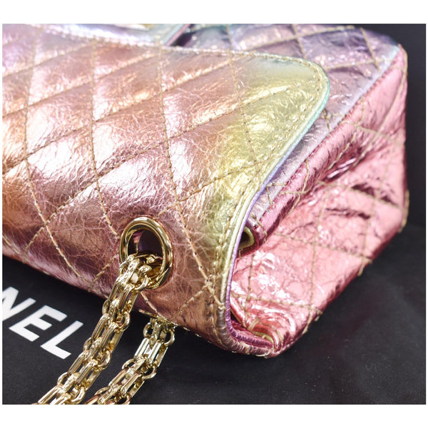 cheerful colors to brighten the day Chanel rainbow tweed mini flap