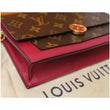 Louis Vuitton Monogram Canvas Flore Chain Wallet Rose Ballerine M67405