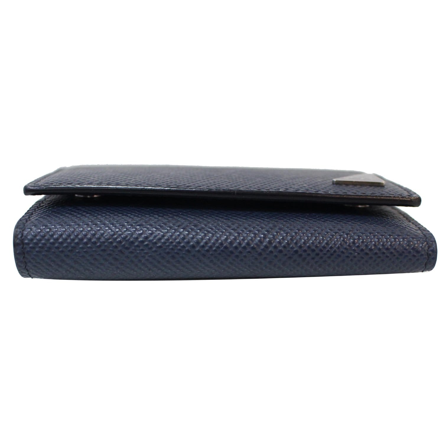 PRADA Navy Blue Leather Card Holder #21994 – ALL YOUR BLISS