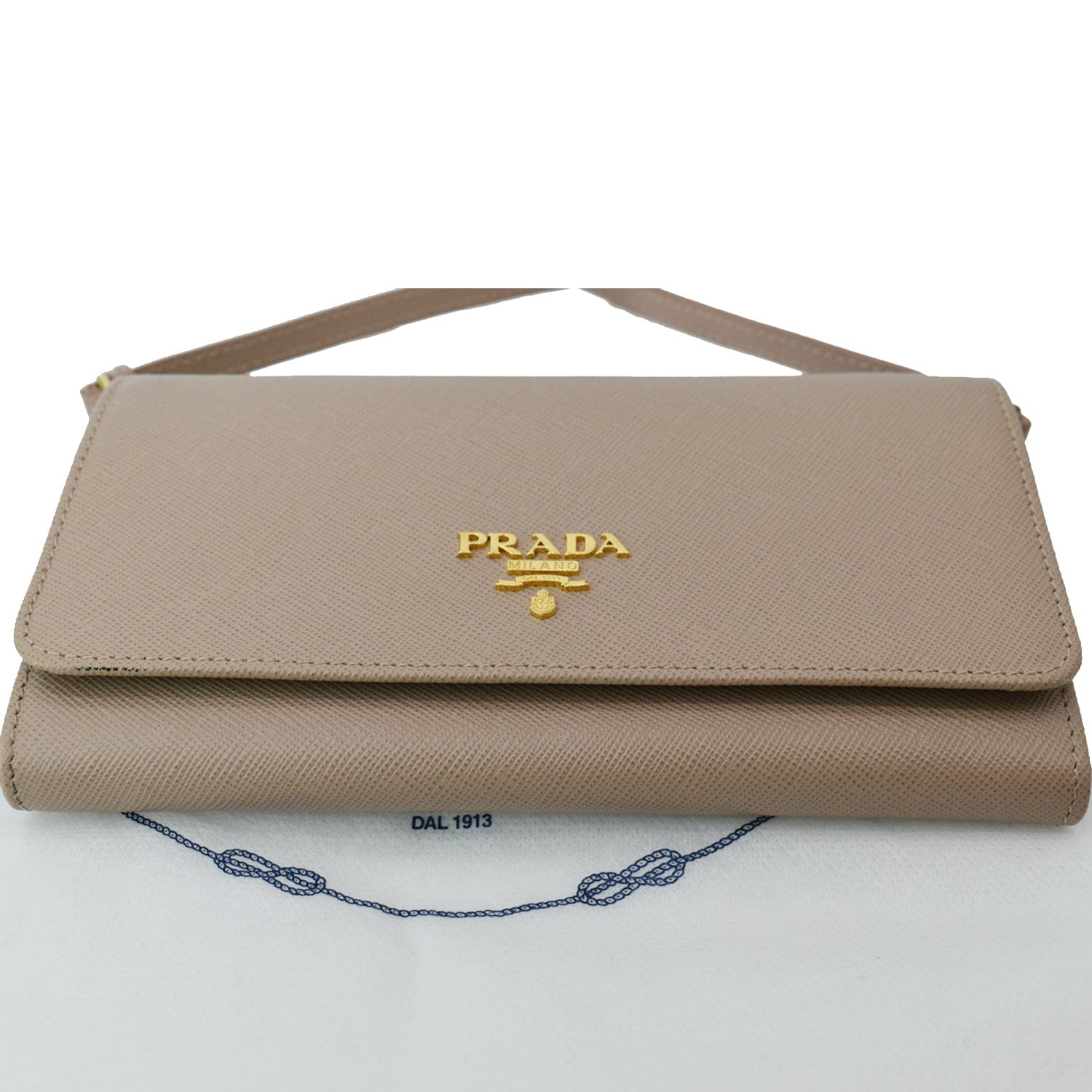 Prada Mini Saffiano Leather Crossbody Bag on SALE