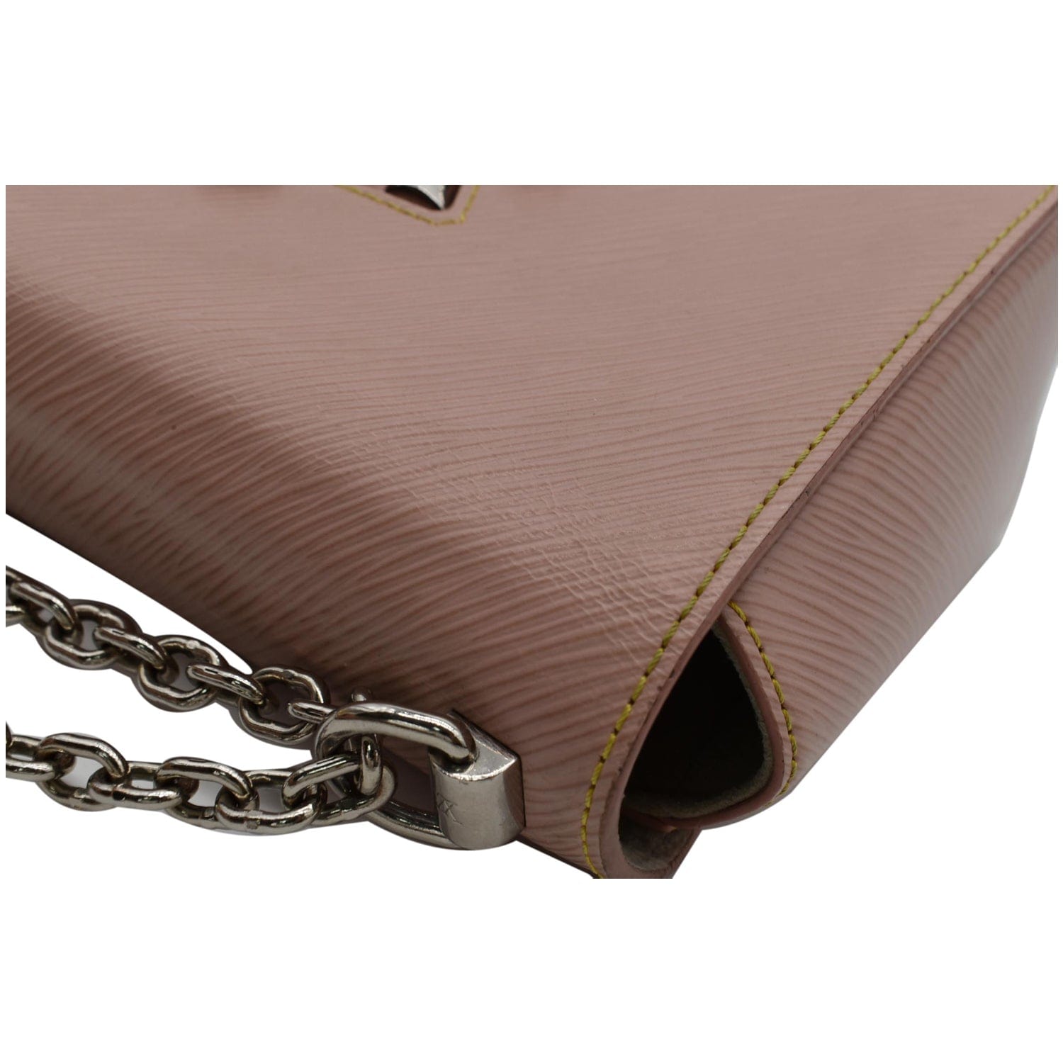 Twist long chain wallet leather crossbody bag Louis Vuitton Brown