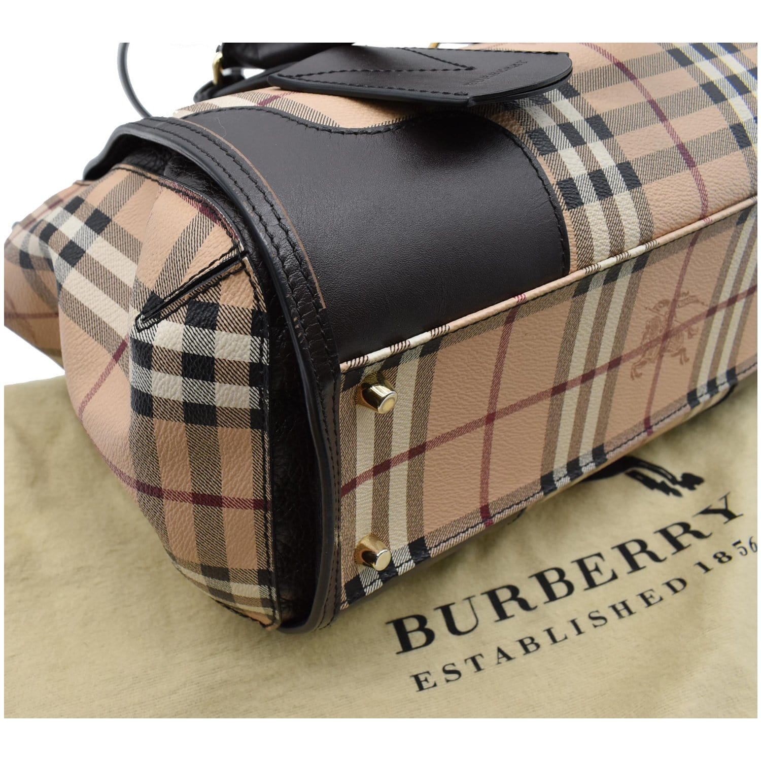 Burberry, Bags, Original Small Burberry Haymarket Bowling Bag