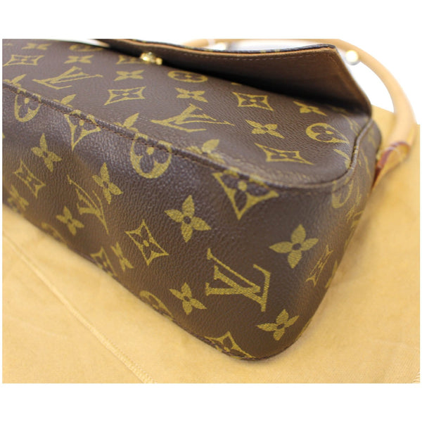 LOUIS VUITTON Looping PM Monogram Canvas Satchel Bag-US