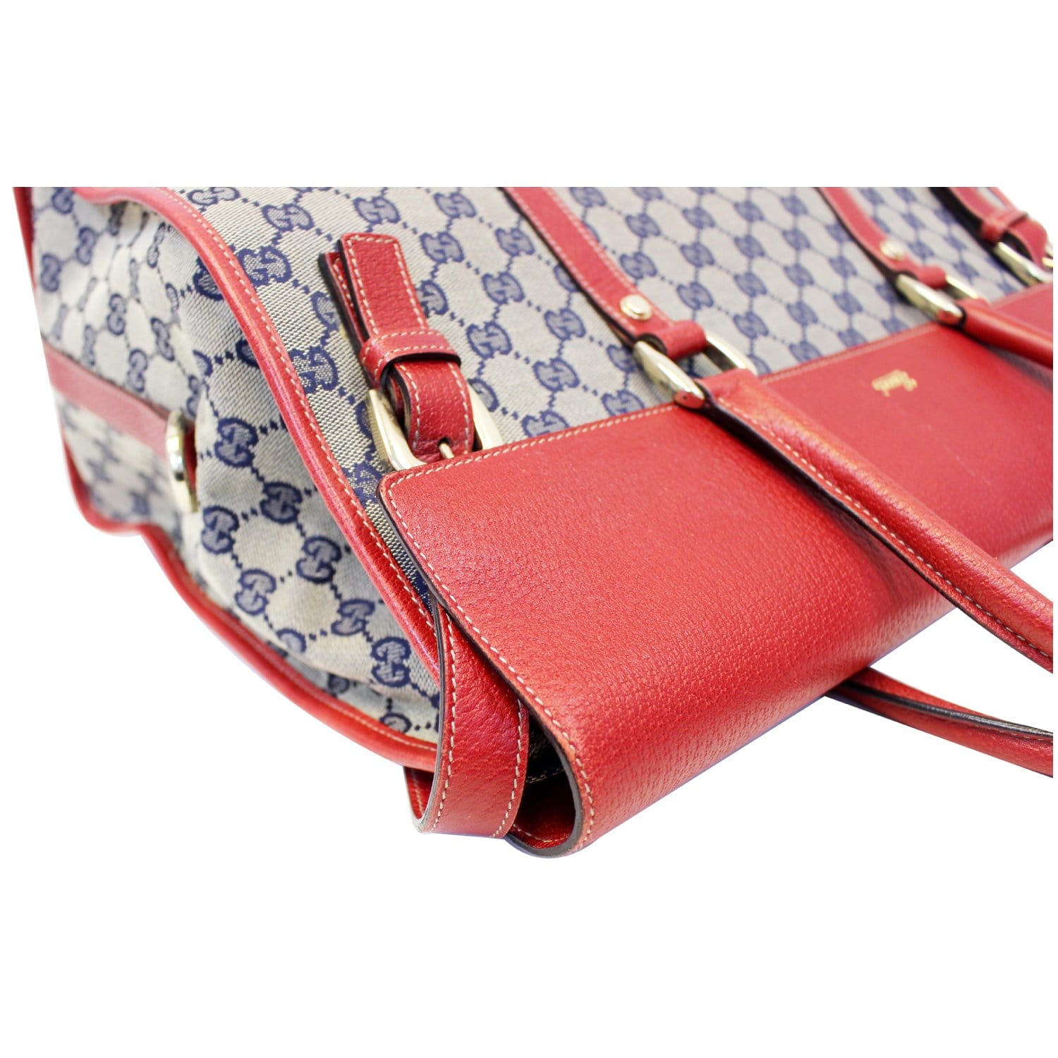 🌺BURBERRY🌺 RED Label Tote Bag Canvas & Leather Nova Check 🔥RARE🔥