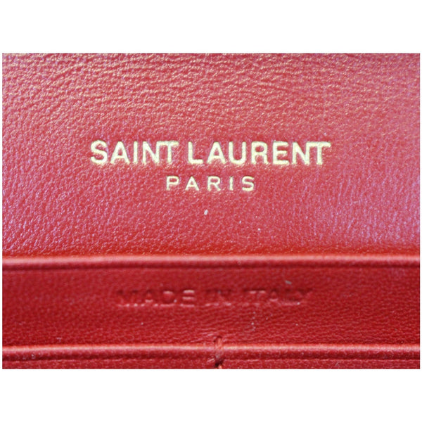 YVES SAINT LAURENT Kate Small Patent Leather Crossbody Bag Red-US