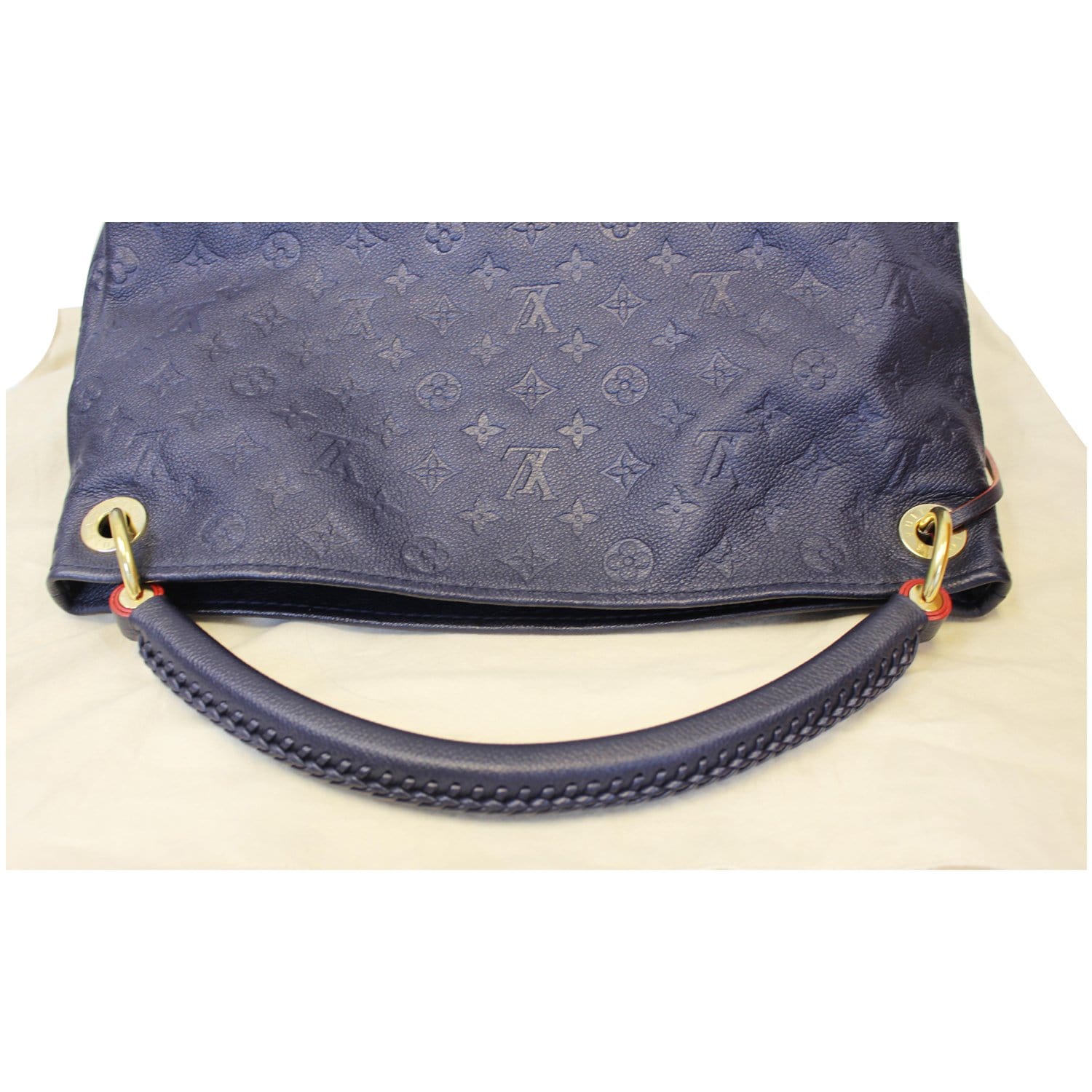Louis Vuitton Navy Blue Monogram Empreinte Leather Artsy MM Bag