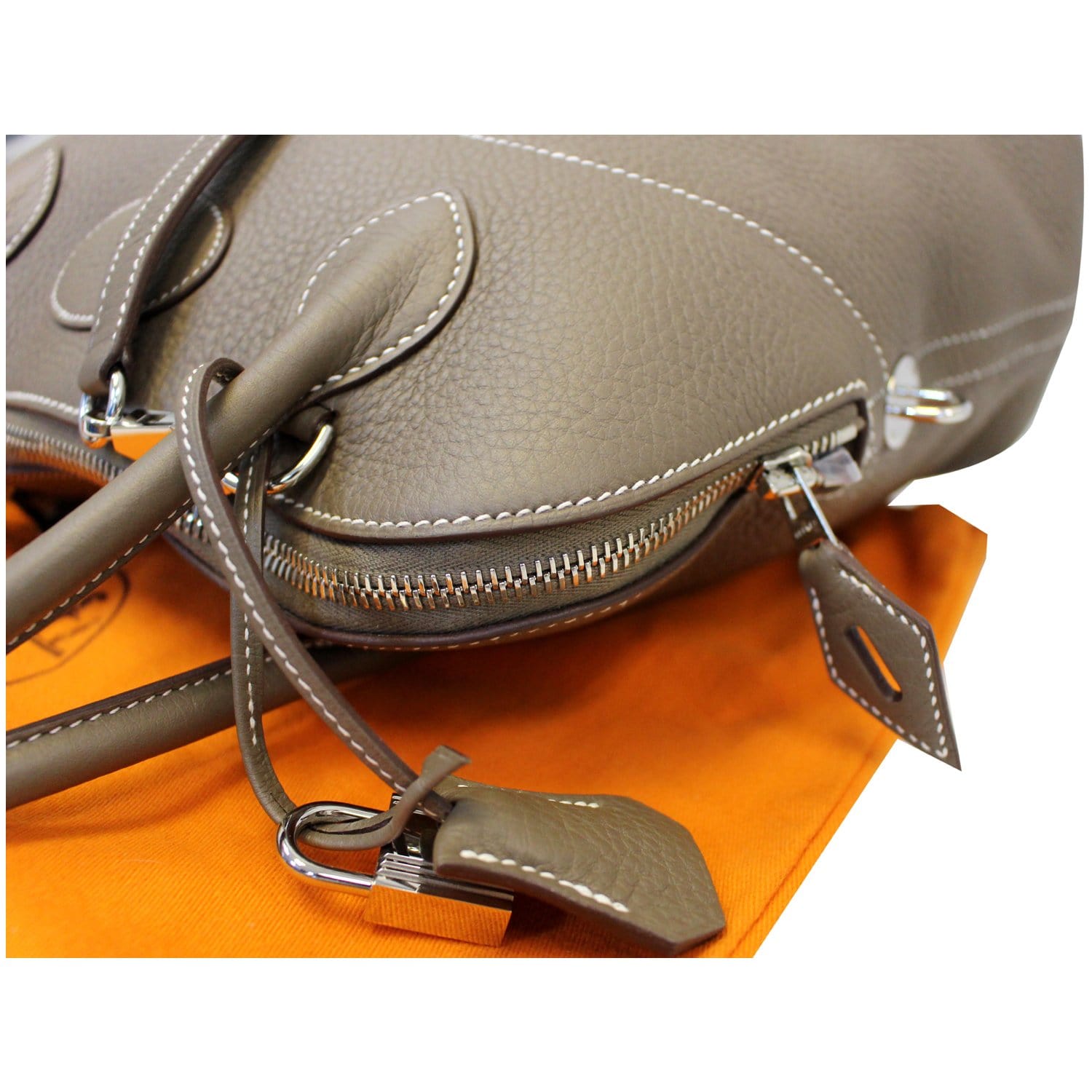 Bolide leather mini bag Hermès Green in Leather - 20921411