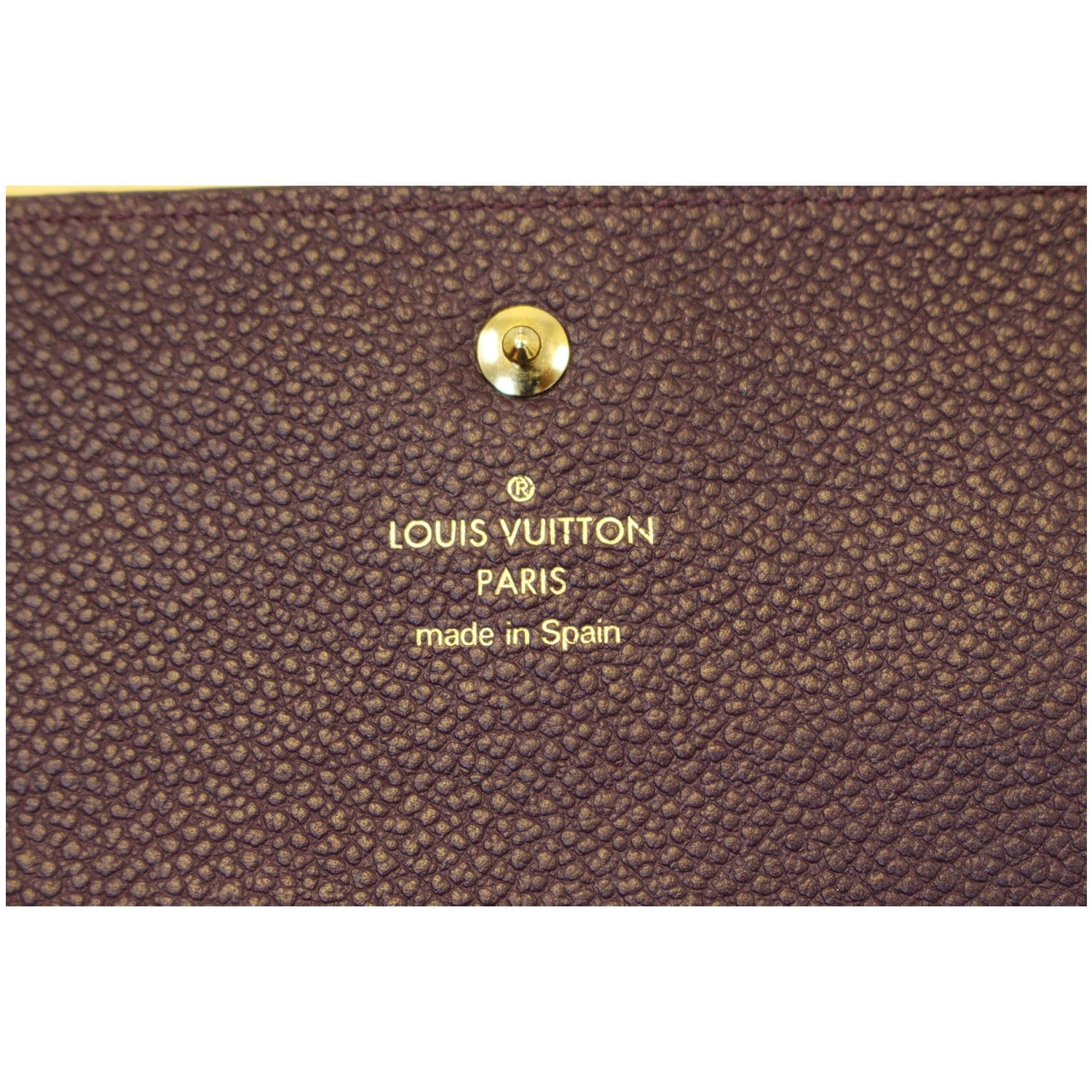 Louis Vuitton Empreinte Pont Neuf Trifold Wallet Black 9x12x3cm