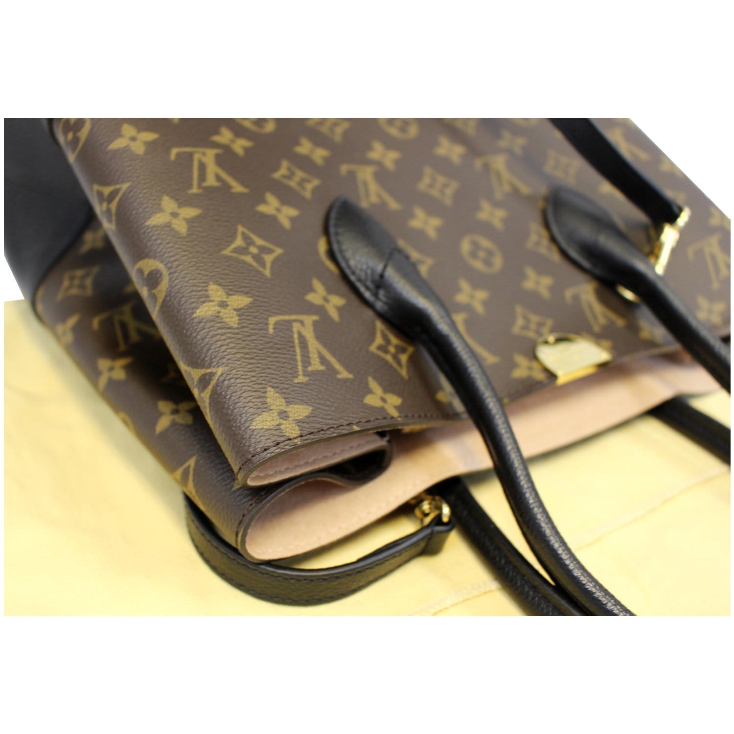 Flanerie cloth tote Louis Vuitton Brown in Cloth - 35914538