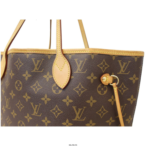 LOUIS VUITTON Neverfull MM Monogram Canvas Tote Shoulder Bag Fuchsia-US