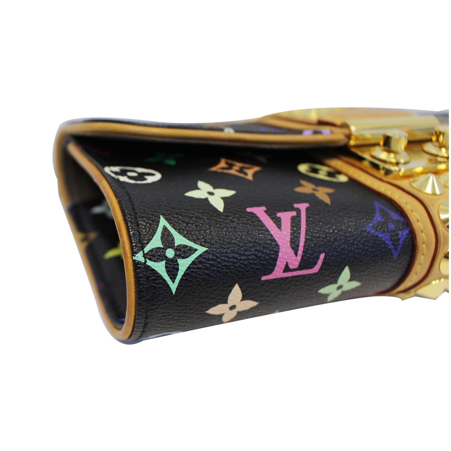 💯% Authentic LV Monogram Multicolor Courtney Clutch With GHW
