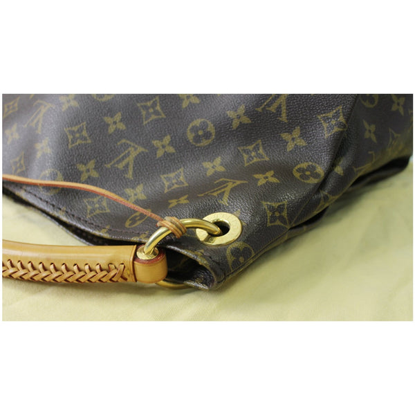 LOUIS VUITTON Artsy MM Monogram Canvas Shoulder Bag Brown