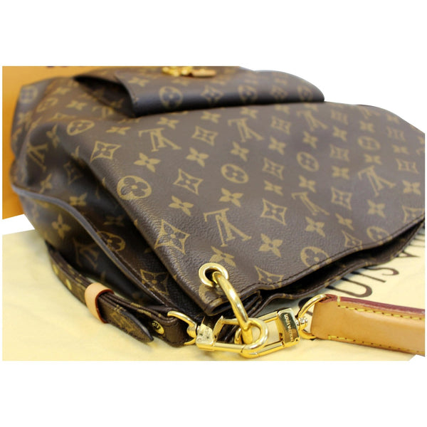 LOUIS VUITTON Metis Hobo Monogram Canvas Shoulder Bag Brown