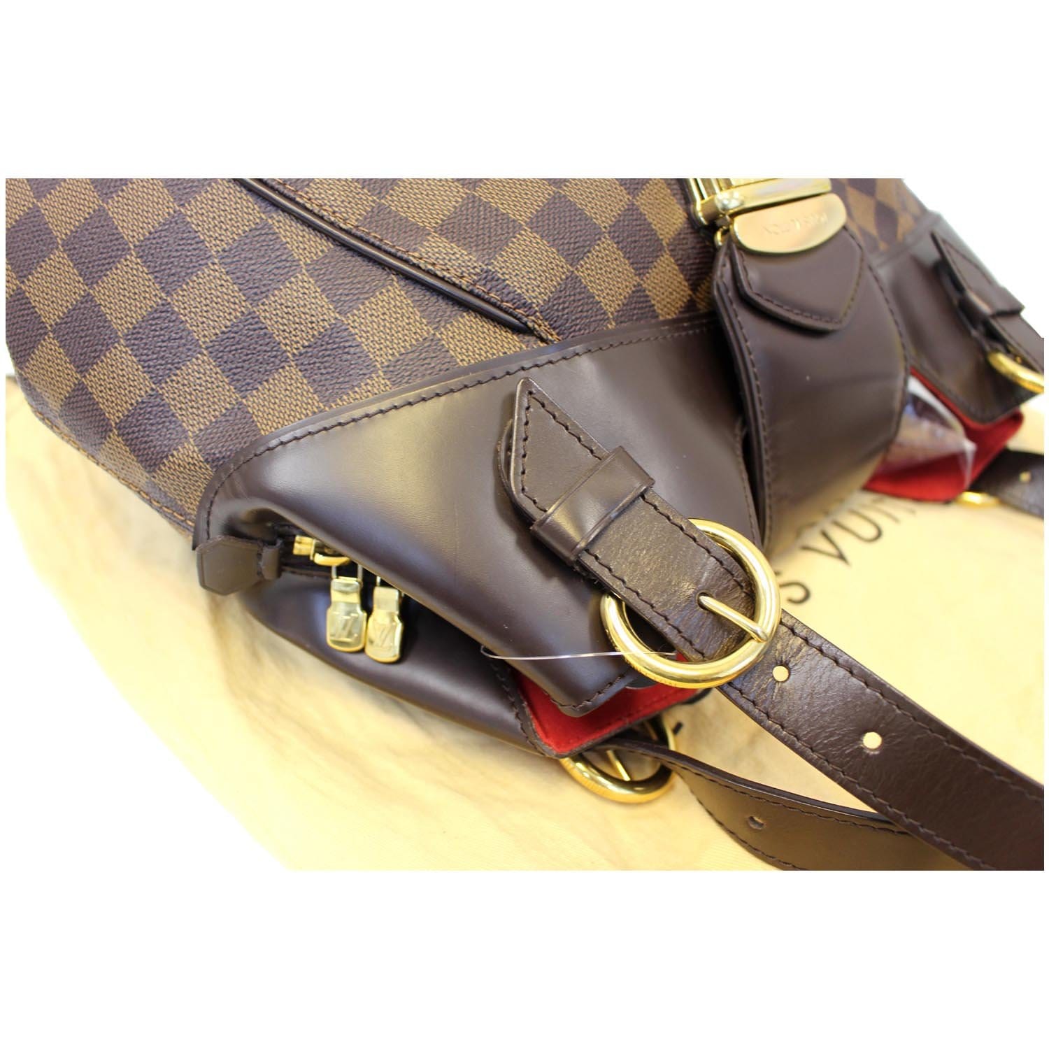 LOUIS VUITTON Sistina GM Damier Ebene Shoulder Handbag TT3120-Sold