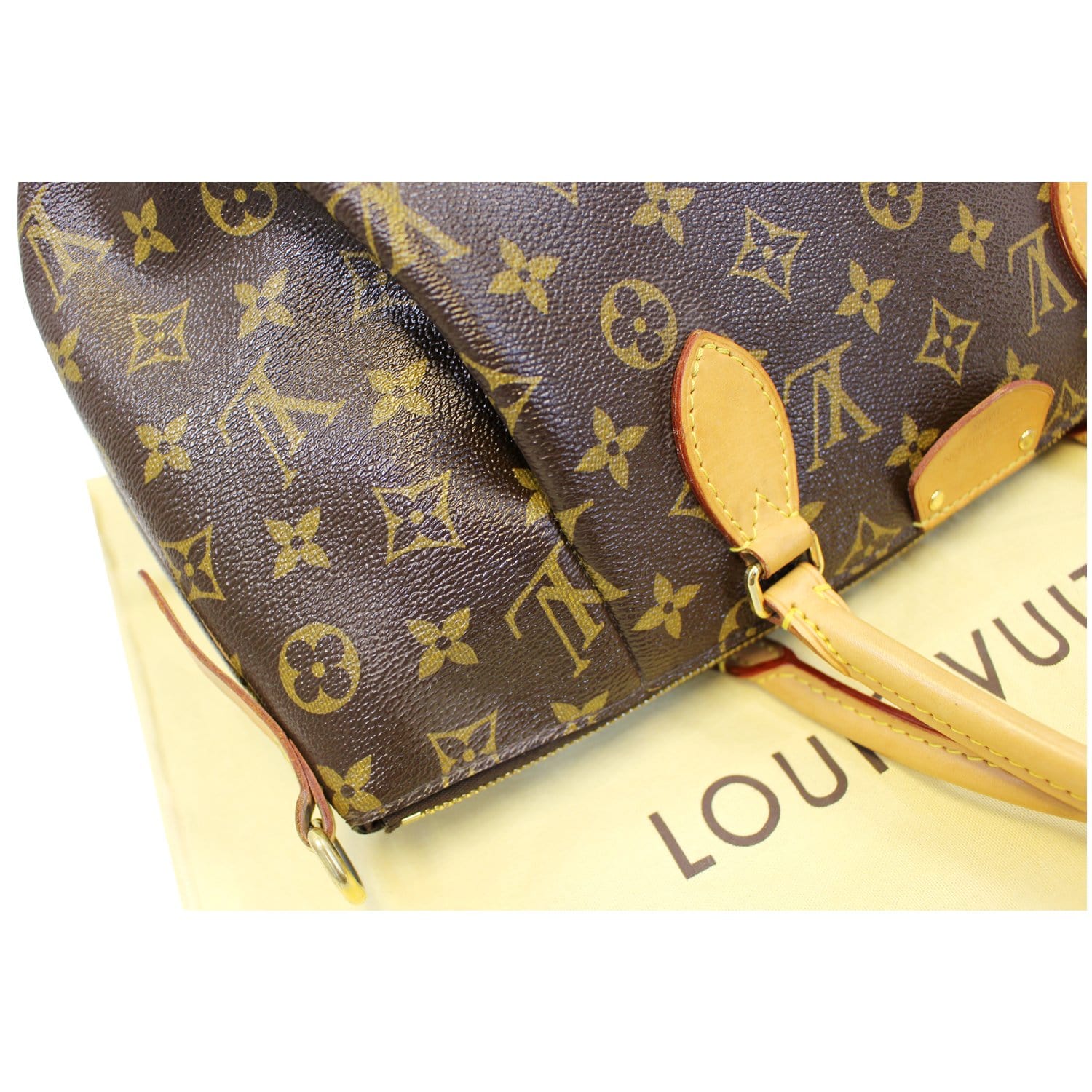Louis Vuitton Turenne Monogram Handbag MM Canvas with Dust Bag and Strap