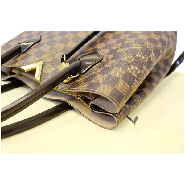 LOUIS VUITTON Kensington Damier Ebene Shoulder Handbag