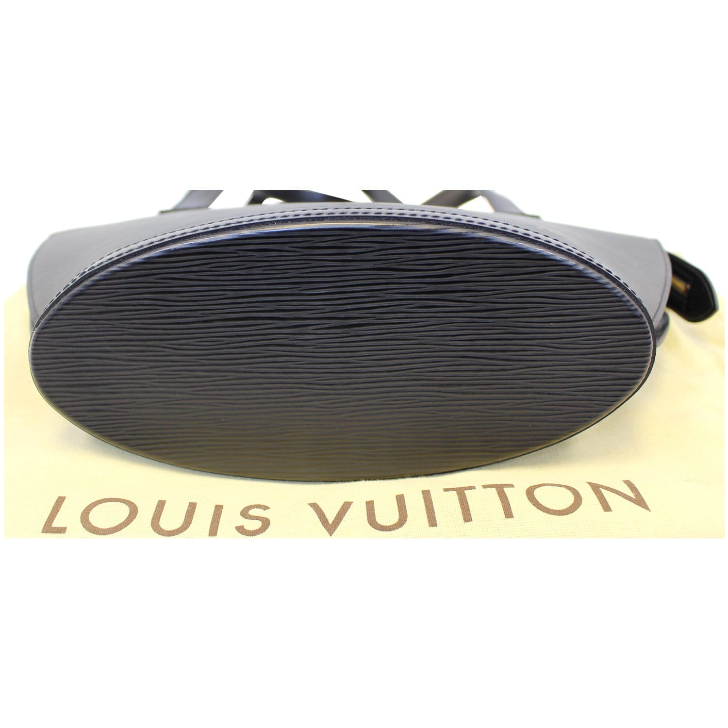 Louis Vuitton Saint Jacques Zip Tote 872732 Black Epi Leather