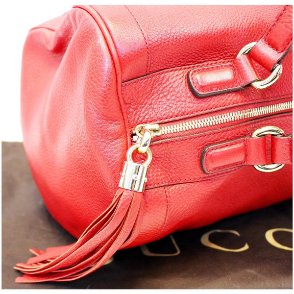 GUCCI Red Leather Soho Boston Bag-US