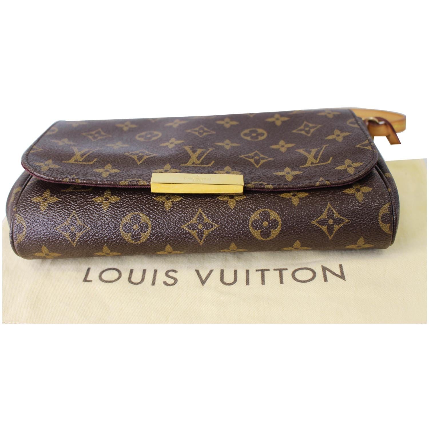 Favorite leather crossbody bag Louis Vuitton Brown in Leather - 31025166