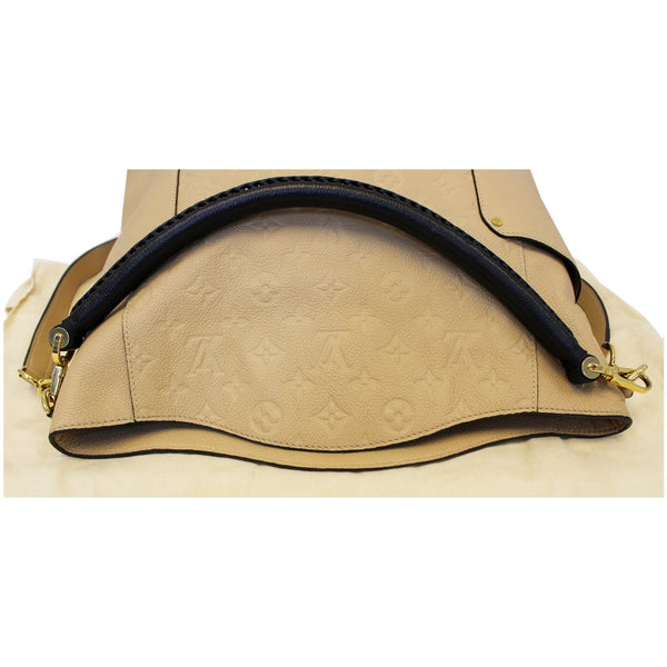 LOUIS VUITTON Bagatelle Monogram Empreinte Leather Shoulder Bag Beige