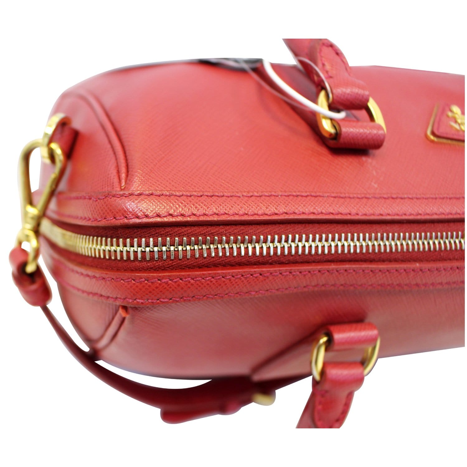 Prada Lux Convertible Boston Bag Saffiano Leather Small 4056899