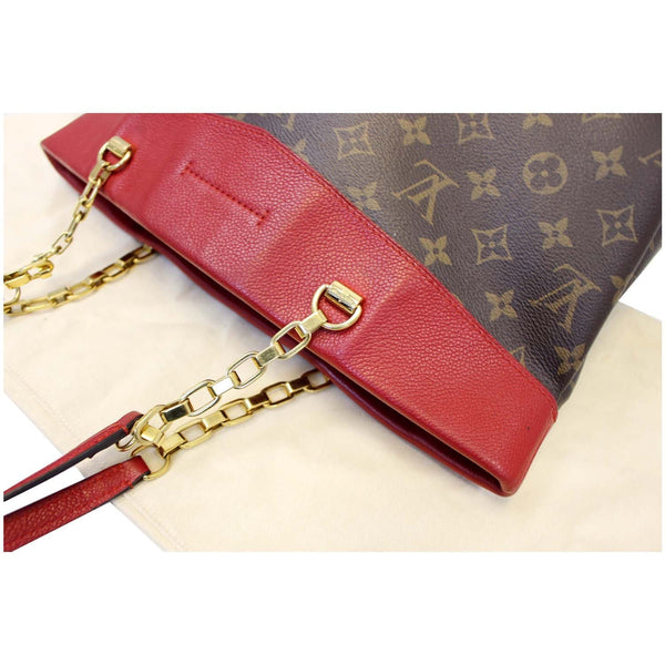 LOUIS VUITTON Pallas Chain Shopper Bag Monogram Canvas Cherry-US