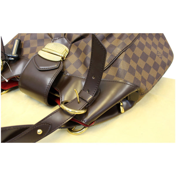 LOUIS VUITTON Sistina GM Damier Ebene Shoulder Handbag-US