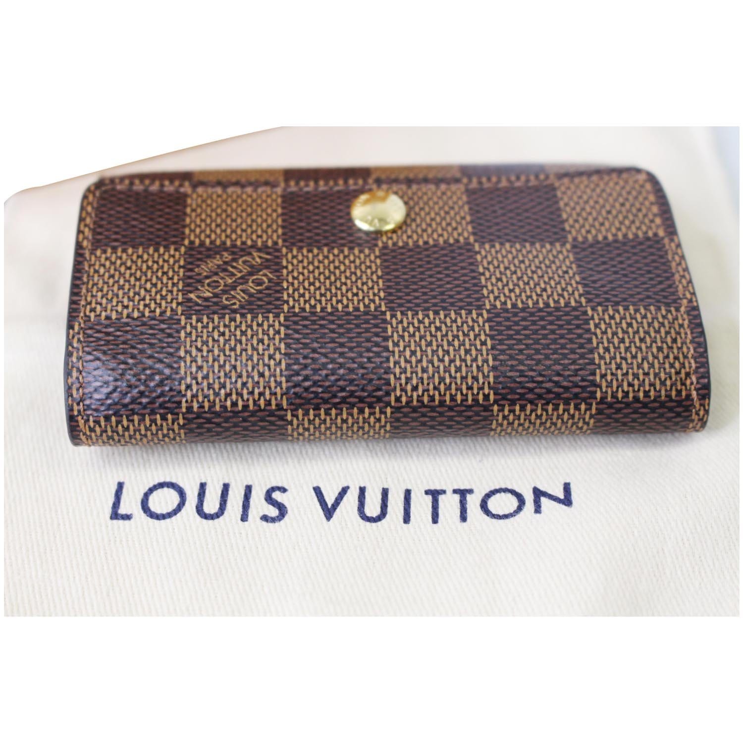 Louis Vuitton Damier Ebene Dragonne Key Holder - Brown Keychains,  Accessories - LOU246015