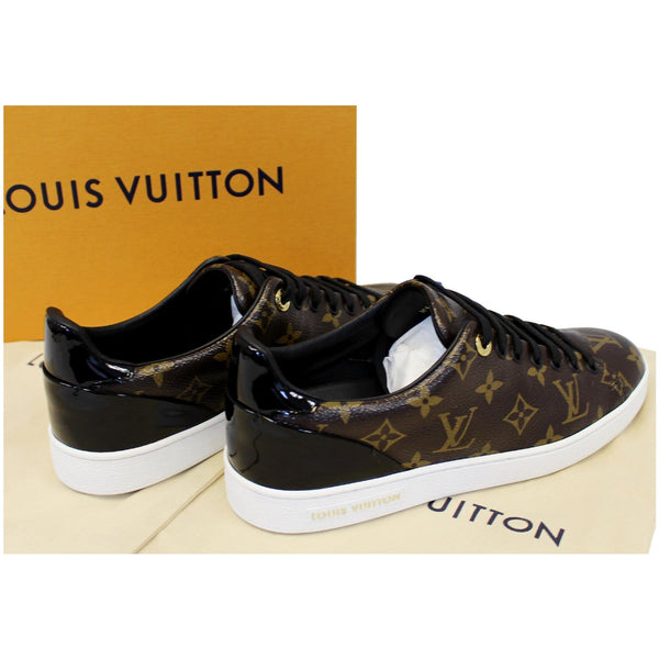 LOUIS VUITTON Frontrow Monogram Canvas/Leather Sneakers Brown-US