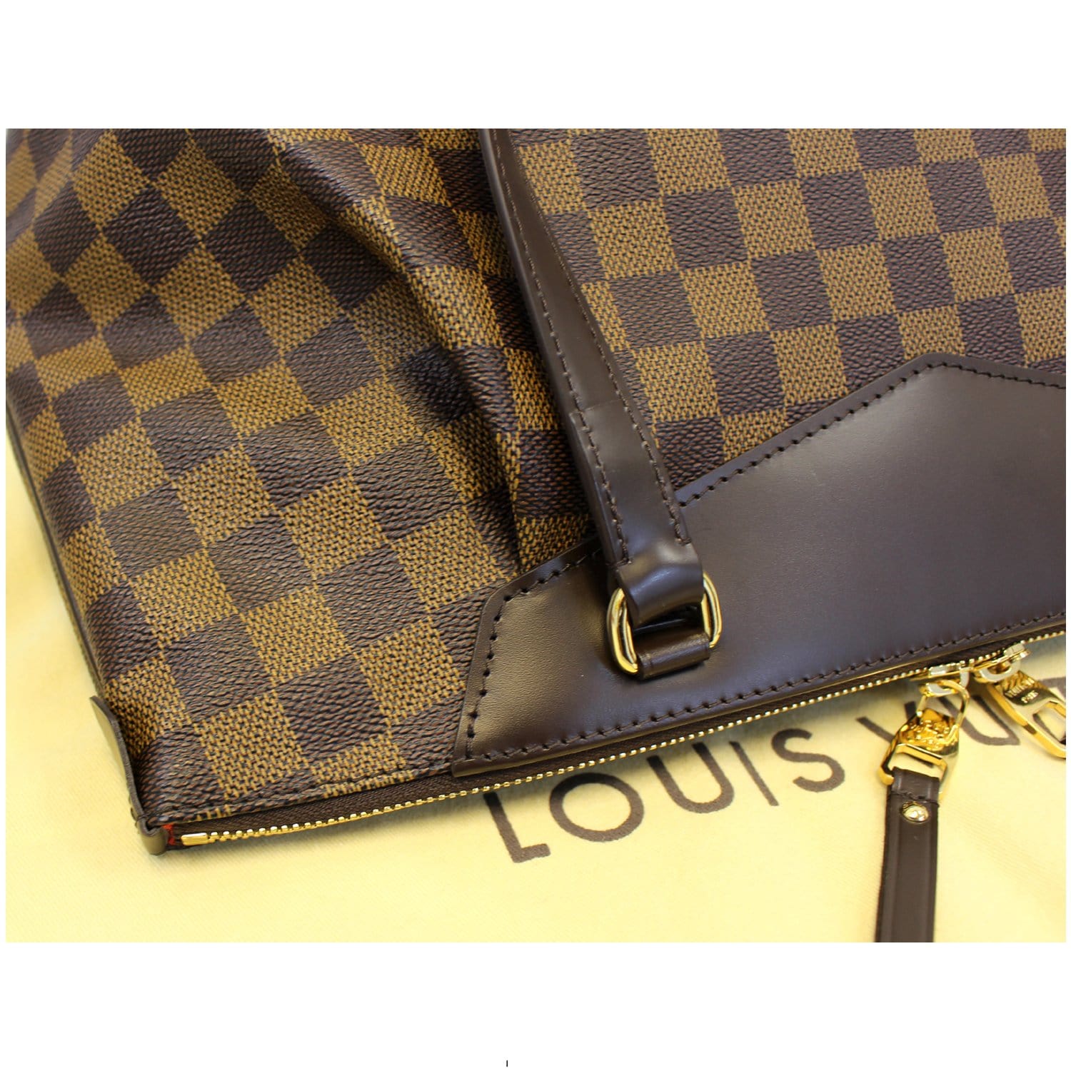 Louis Vuitton Westminster Size PM Red N41102 Damier Ebene Canvas