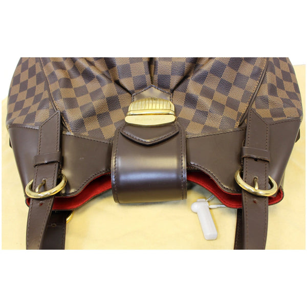 LOUIS VUITTON Sistina GM Damier Ebene Shoulder Handbag-US