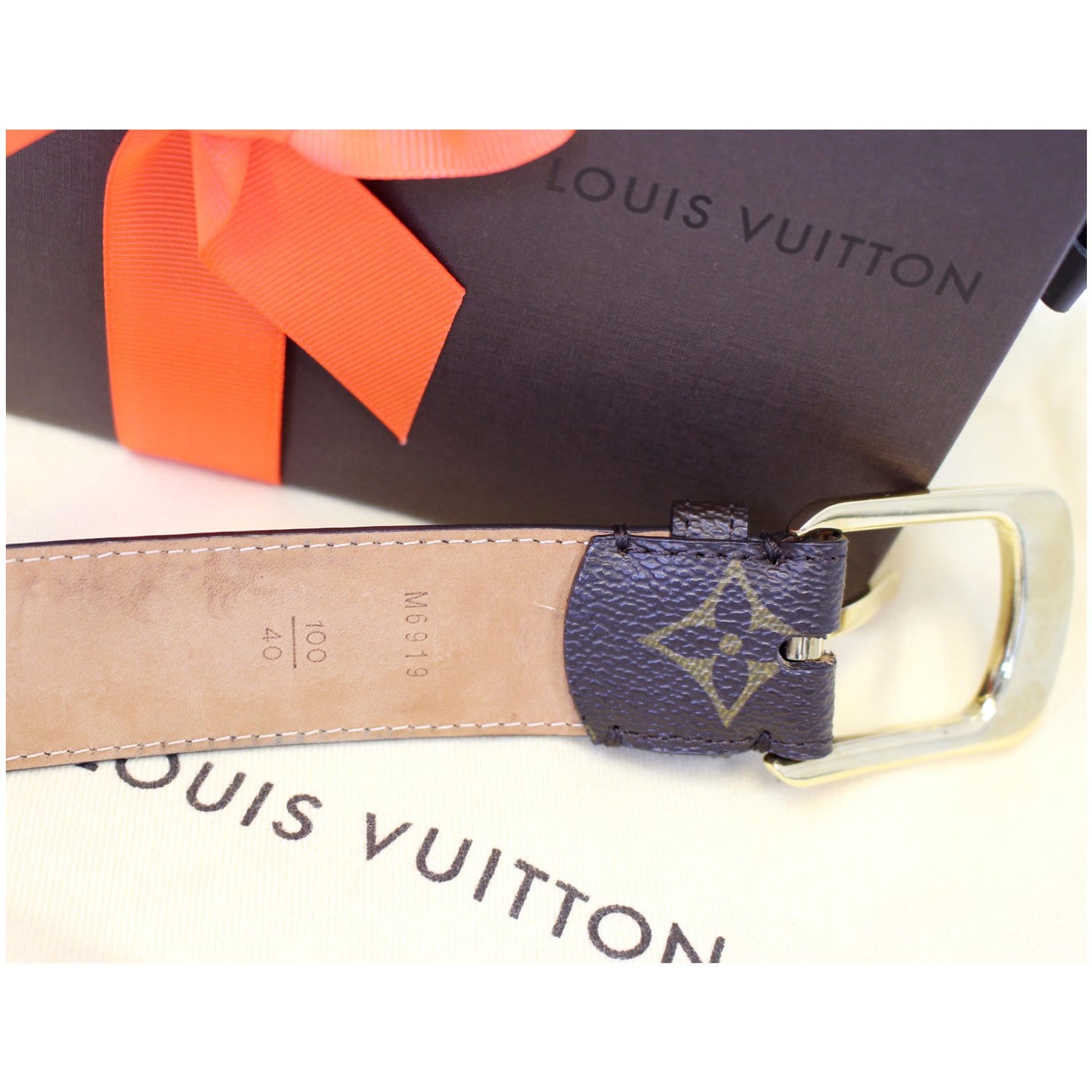 Authentic Louis Vuitton - Limited Edition, Gold colored Belt