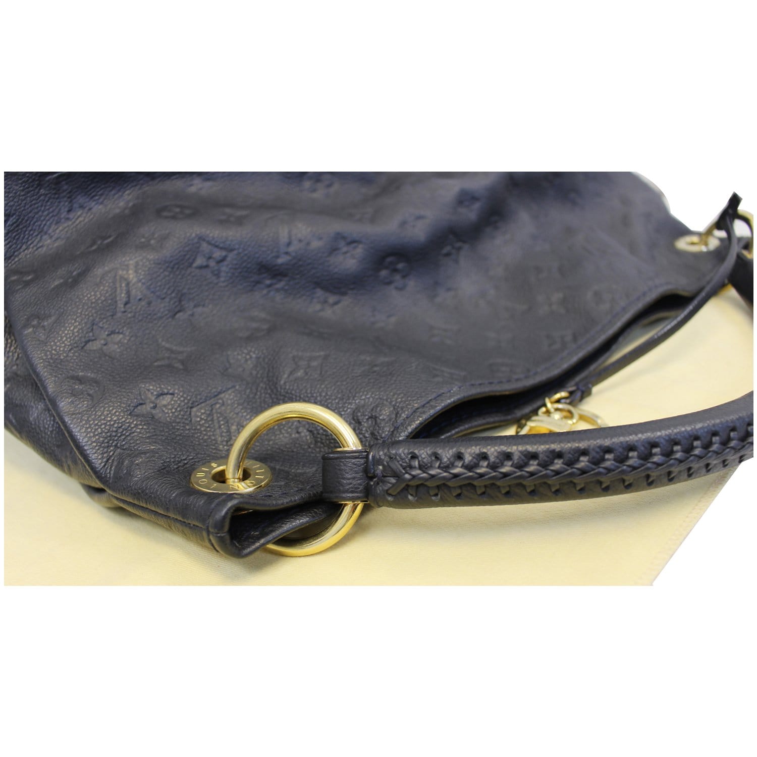 Louis Vuitton Artsy Monogram Empreinte (Without Accessories) MM Bleu Infini  in Calfskin with Gold-tone - US