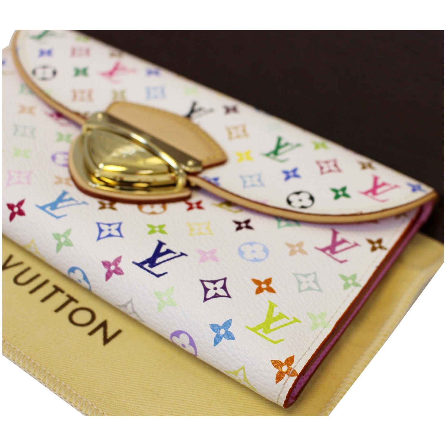 aksesoris dompet Louis Vuitton Multicolor Monogram Eugenie Wallet