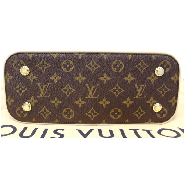 LOUIS VUITTON Carry All MM Monogram Canvas Shoulder Bag Brown-US