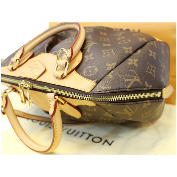 LOUIS VUITTON Segur Monogram Canvas Shoulder Handbag Brown-US