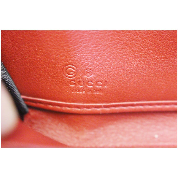 Gucci Wallet Leather Micro GG Guccissima Zip - exterior