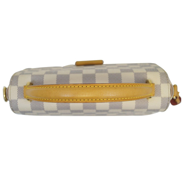 LOUIS VUITTON Croisette Damier Azur Shoulder Crossbody Bag White